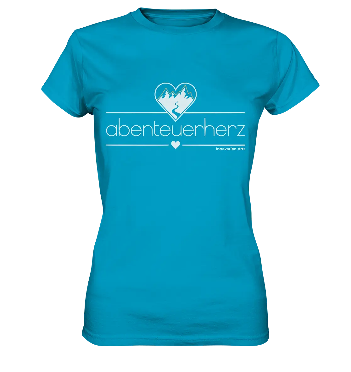 abenteuerherz – Minimalistisches Design für Natur- und Abenteuerliebhaber - Ladies Premium Shirt Bright Lights Arts