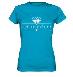 abenteuerherz – Minimalistisches Design für Natur- und Abenteuerliebhaber - Ladies Premium Shirt Bright Lights Arts