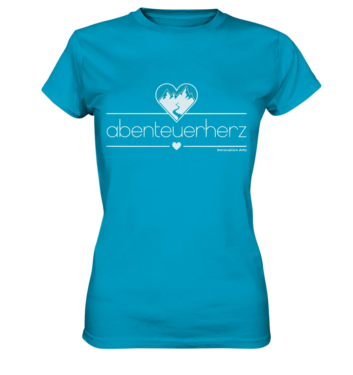 abenteuerherz – Minimalistisches Design für Natur- und Abenteuerliebhaber - Ladies Premium Shirt Bright Lights Arts