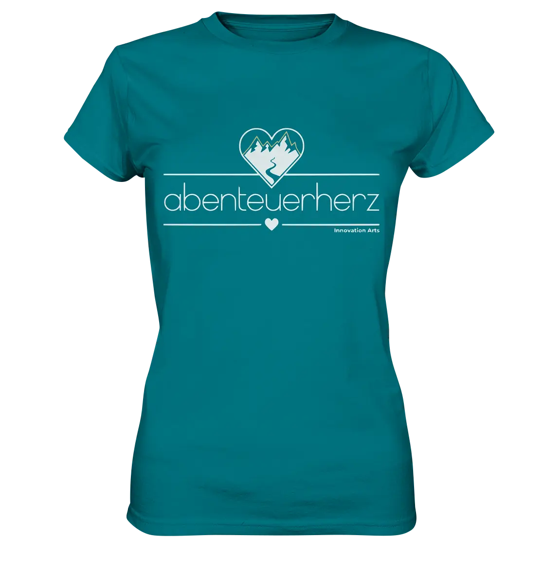 abenteuerherz – Minimalistisches Design für Natur- und Abenteuerliebhaber - Ladies Premium Shirt Bright Lights Arts