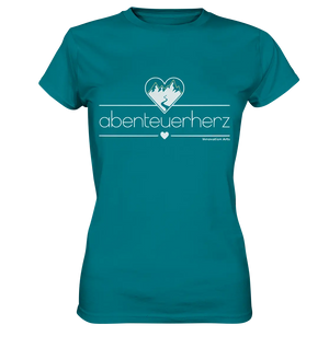 abenteuerherz – Minimalistisches Design für Natur- und Abenteuerliebhaber - Ladies Premium Shirt Bright Lights Arts