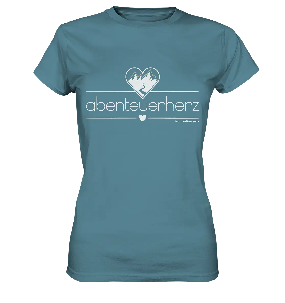 abenteuerherz – Minimalistisches Design für Natur- und Abenteuerliebhaber - Ladies Premium Shirt Bright Lights Arts