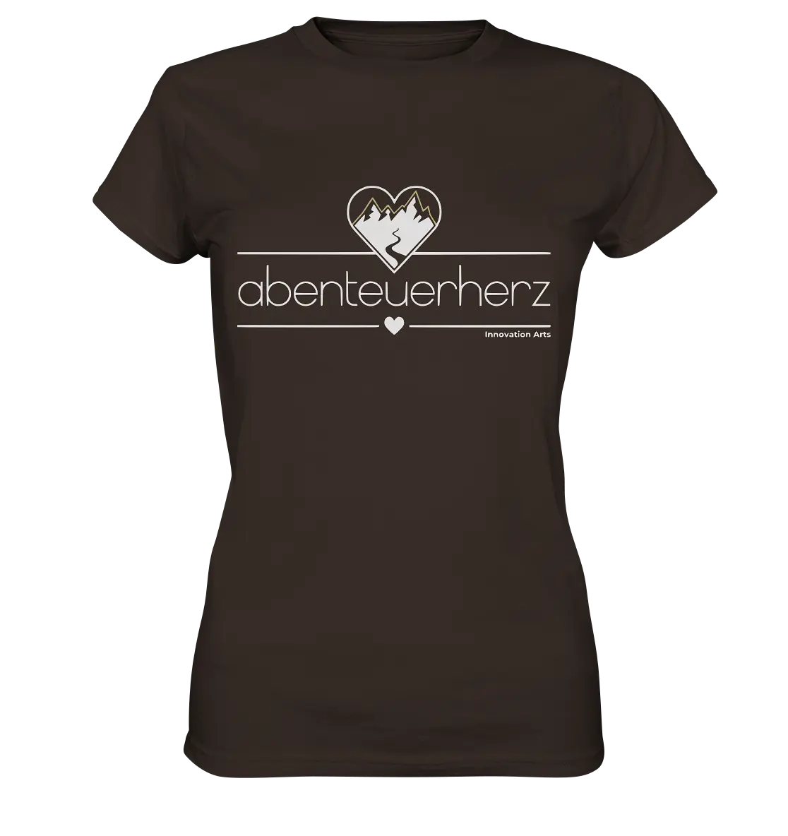 abenteuerherz – Minimalistisches Design für Natur- und Abenteuerliebhaber - Ladies Premium Shirt Bright Lights Arts