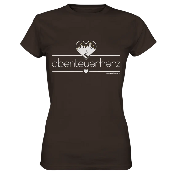 abenteuerherz – Minimalistisches Design für Natur- und Abenteuerliebhaber - Ladies Premium Shirt Bright Lights Arts