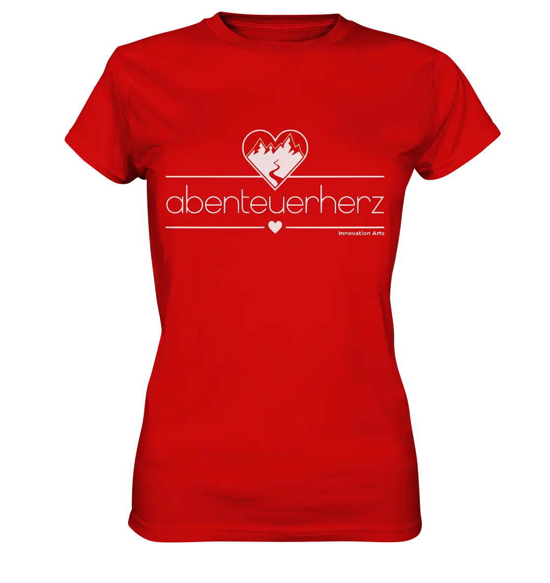 abenteuerherz – Minimalistisches Design für Natur- und Abenteuerliebhaber - Ladies Premium Shirt Bright Lights Arts