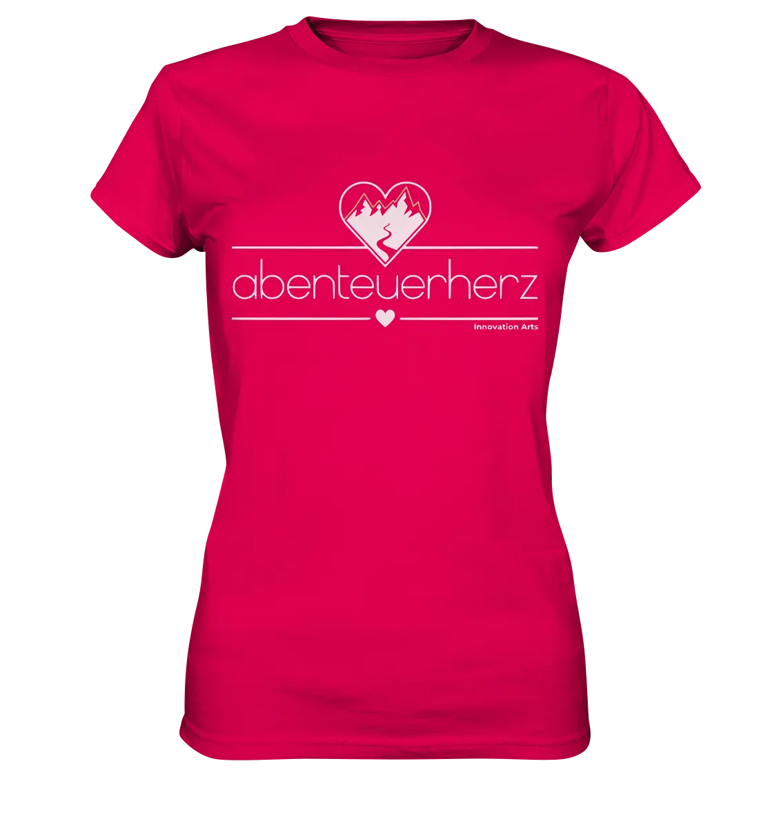 abenteuerherz – Minimalistisches Design für Natur- und Abenteuerliebhaber - Ladies Premium Shirt Bright Lights Arts