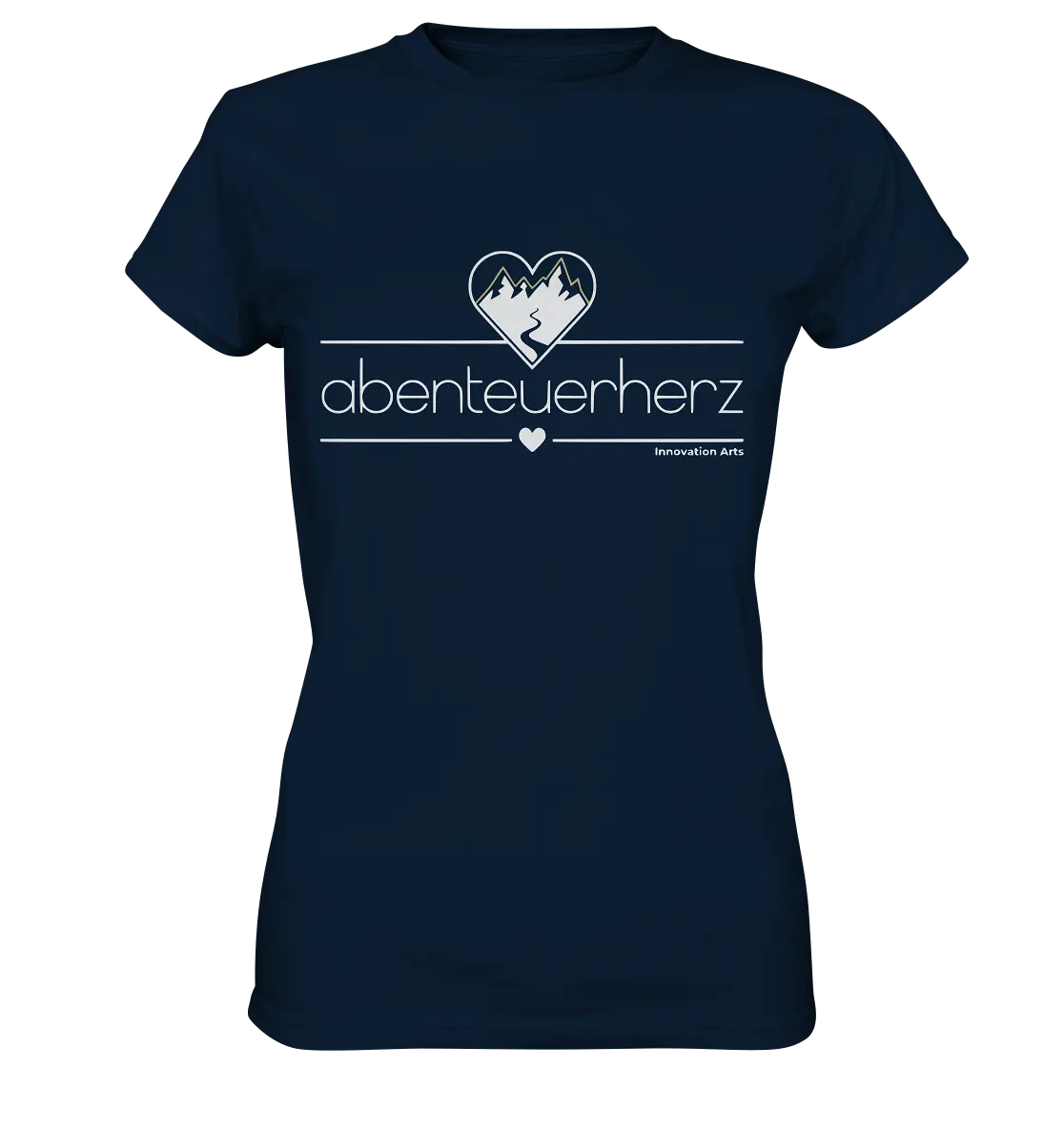 abenteuerherz – Minimalistisches Design für Natur- und Abenteuerliebhaber - Ladies Premium Shirt Bright Lights Arts