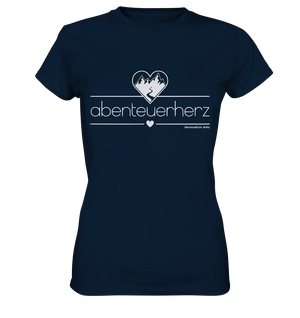 abenteuerherz – Minimalistisches Design für Natur- und Abenteuerliebhaber - Ladies Premium Shirt Bright Lights Arts