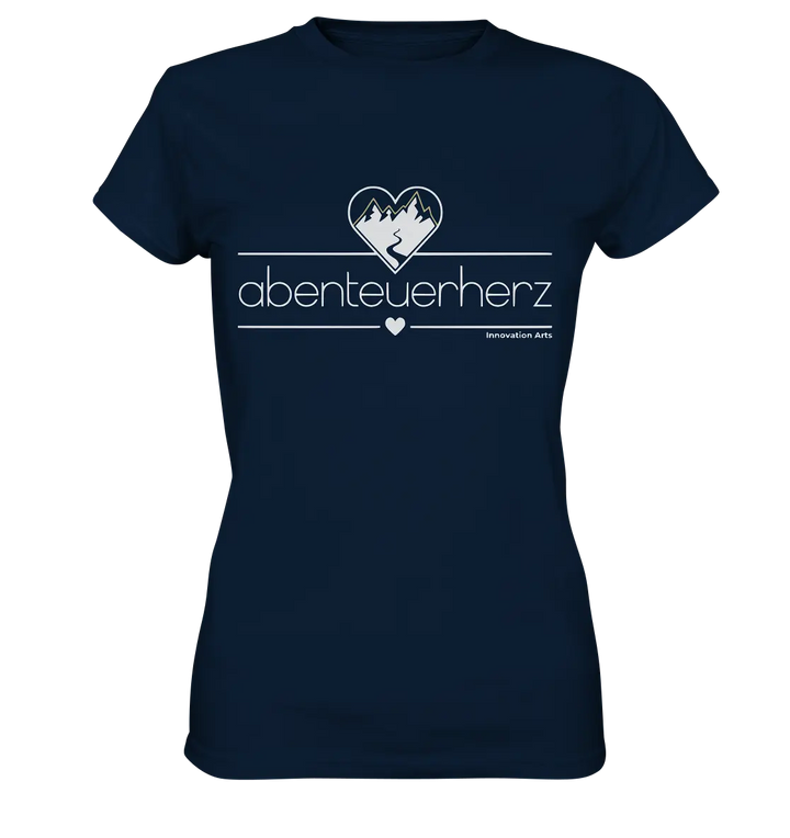 abenteuerherz – Minimalistisches Design für Natur- und Abenteuerliebhaber - Ladies Premium Shirt Bright Lights Arts