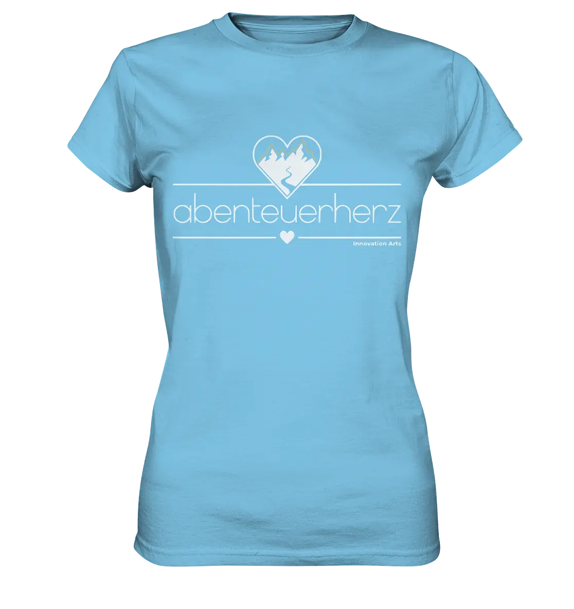 abenteuerherz – Minimalistisches Design für Natur- und Abenteuerliebhaber - Ladies Premium Shirt Bright Lights Arts