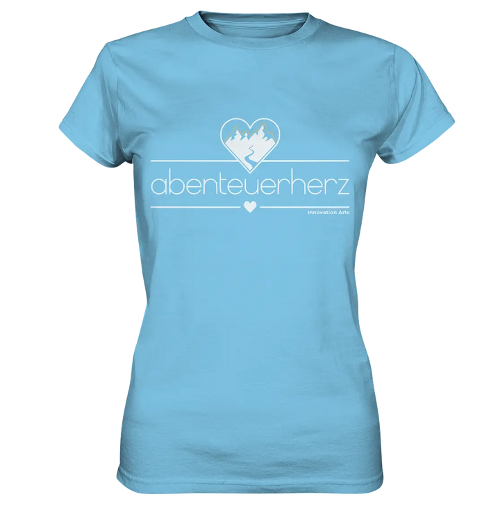 abenteuerherz – Minimalistisches Design für Natur- und Abenteuerliebhaber - Ladies Premium Shirt Bright Lights Arts