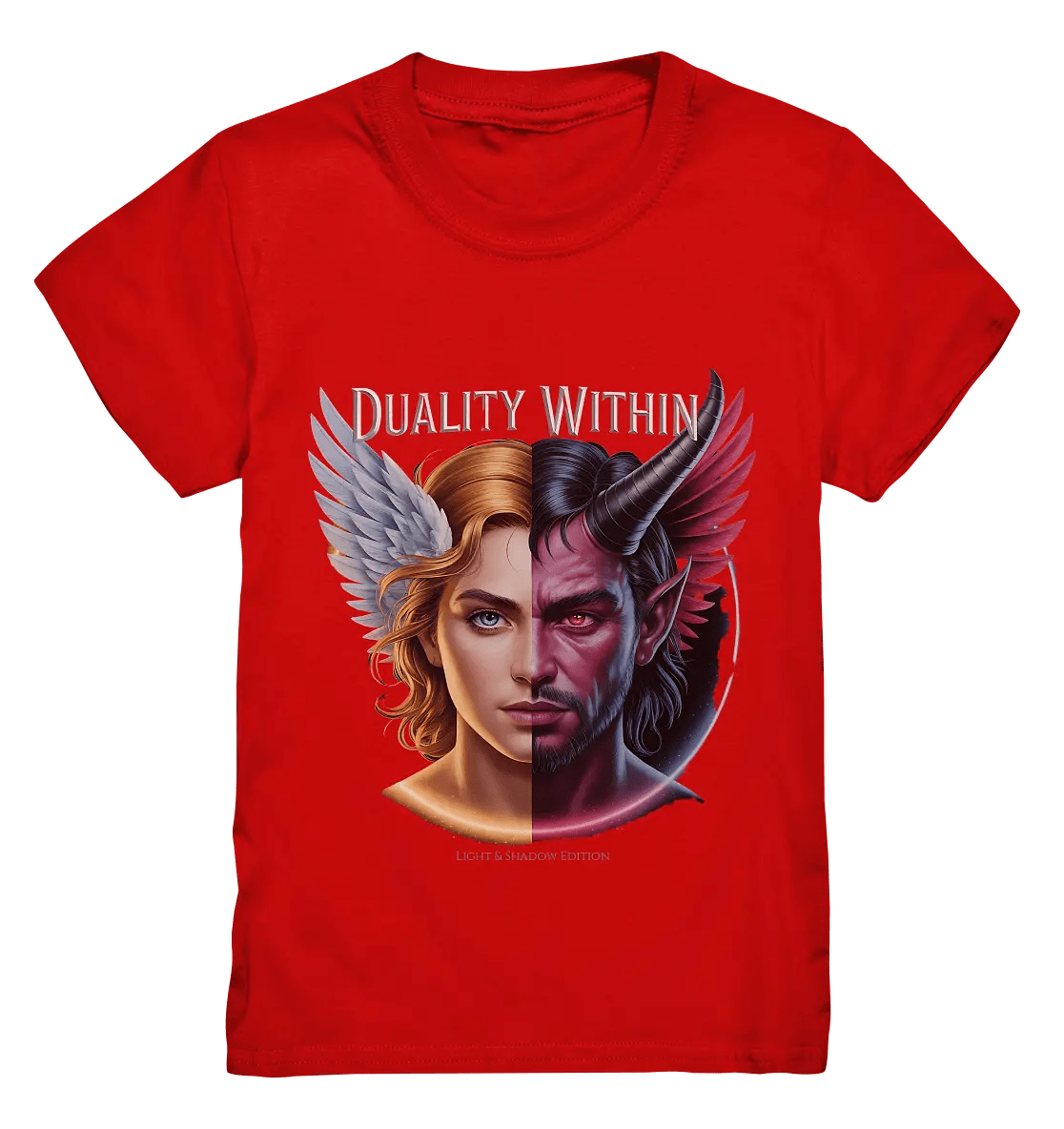 Dualität in uns – Engel & Dämon im Gleichgewicht ???????? - Kids Premium Shirt - Bright Lights Arts