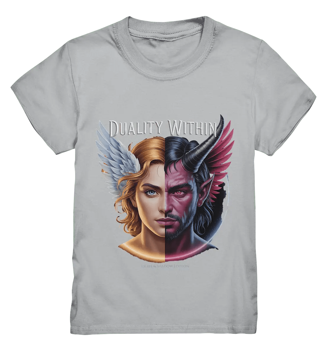 Dualität in uns – Engel & Dämon im Gleichgewicht ???????? - Kids Premium Shirt - Bright Lights Arts