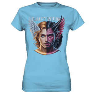 Dualität in uns – Engel & Dämon im Gleichgewicht ???????? - Ladies Premium Shirt - Bright Lights Arts