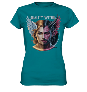 Dualität in uns – Engel & Dämon im Gleichgewicht ???????? - Ladies Premium Shirt - Bright Lights Arts