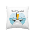 fernglas - Biergenuss am Steg - Kissen 40x40cm Bright Lights Arts