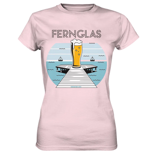 fernglas - Biergenuss am Steg - Ladies Premium Shirt Bright Lights Arts