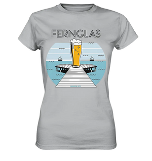 fernglas - Biergenuss am Steg - Ladies Premium Shirt Bright Lights Arts