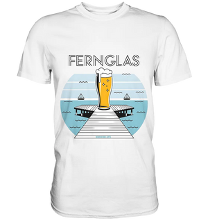 fernglas - Biergenuss am Steg - Premium Shirt Bright Lights Arts