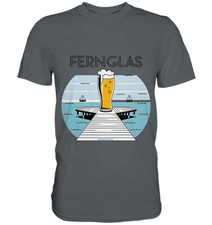 fernglas - Biergenuss am Steg - Premium Shirt Bright Lights Arts