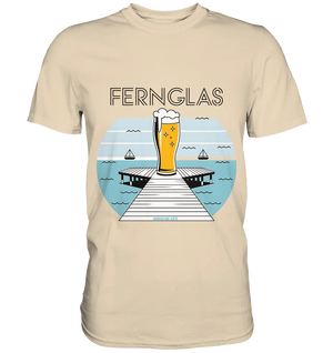fernglas - Biergenuss am Steg - Premium Shirt Bright Lights Arts