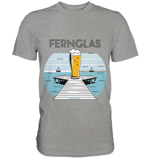 fernglas - Biergenuss am Steg - Premium Shirt Bright Lights Arts