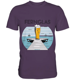fernglas - Biergenuss am Steg - Premium Shirt Bright Lights Arts