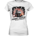 Formel Stapler – Die Königsklasse der Flurförderfahrzeuge - Ladies Premium Shirt - Bright Lights Arts