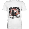 Formel Stapler – Die Königsklasse der Flurförderfahrzeuge - Premium Shirt - Bright Lights Arts
