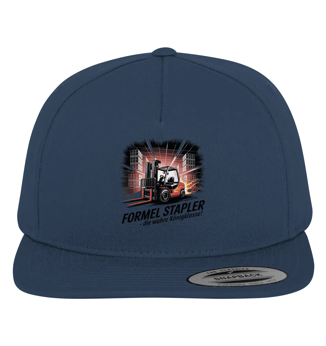 Formel Stapler – Die Königsklasse der Flurförderfahrzeuge - Premium Snapback - Bright Lights Arts