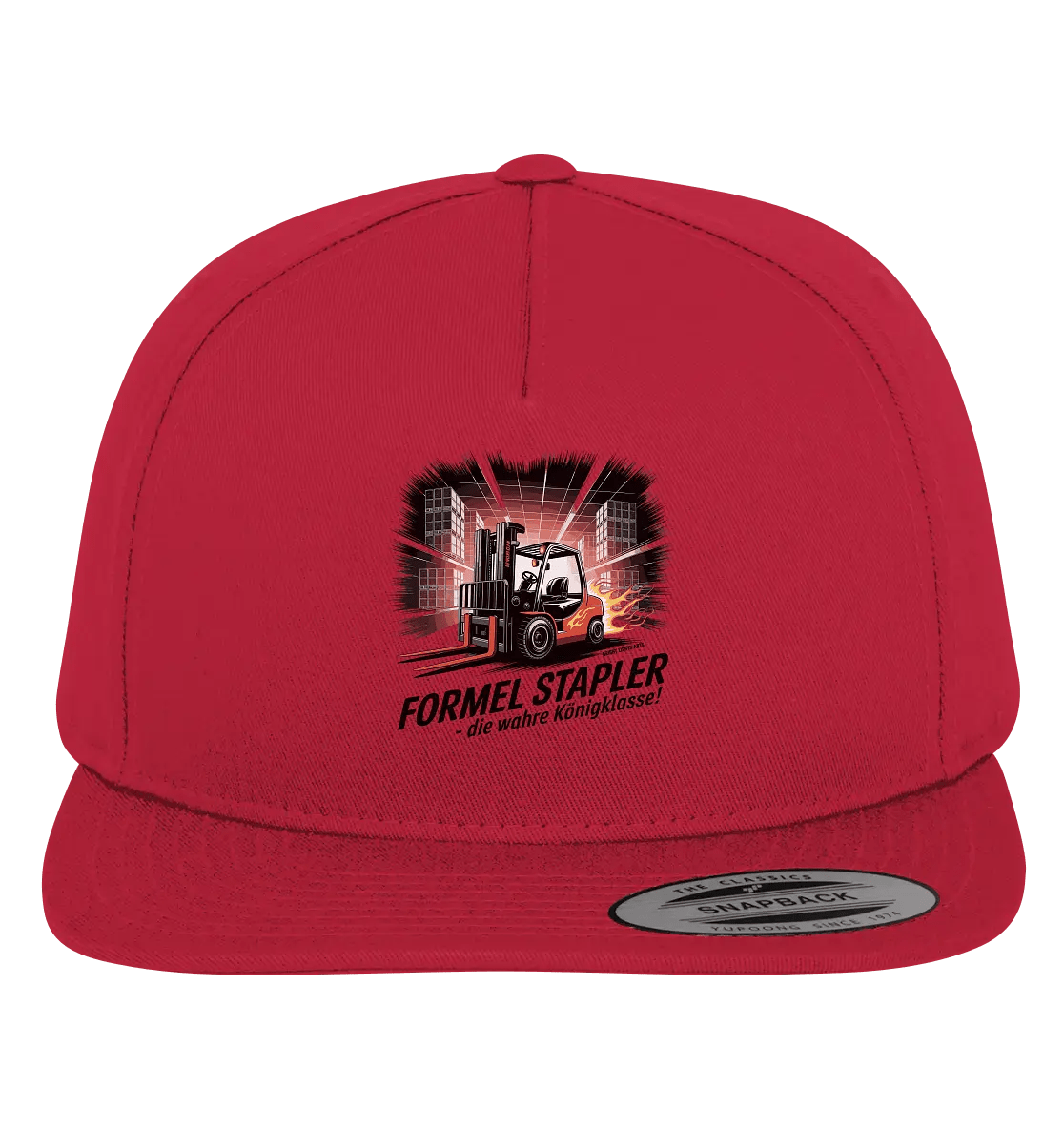 Formel Stapler – Die Königsklasse der Flurförderfahrzeuge - Premium Snapback - Bright Lights Arts