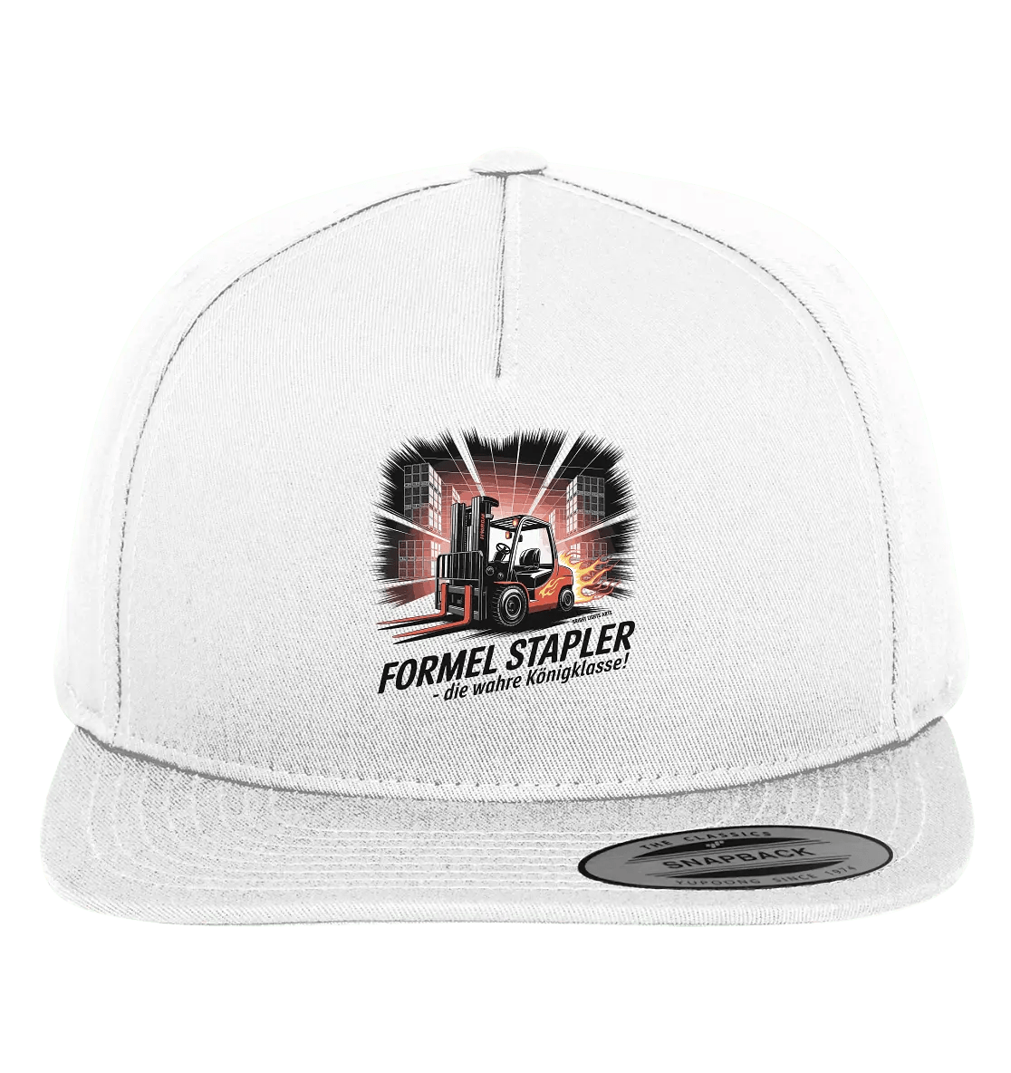 Formel Stapler – Die Königsklasse der Flurförderfahrzeuge - Premium Snapback - Bright Lights Arts
