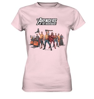 Lagerhelden – Humorvolle und kreative Teamwork Kunst - Ladies Premium Shirt - Bright Lights Arts