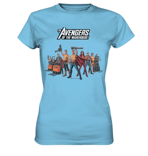 Lagerhelden – Humorvolle und kreative Teamwork Kunst - Ladies Premium Shirt - Bright Lights Arts