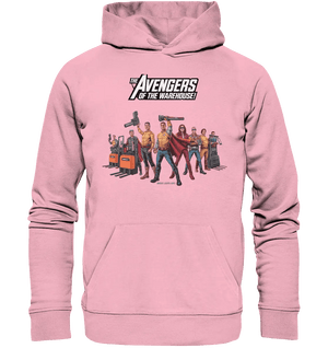 Lagerhelden – Humorvolle und kreative Teamwork Kunst - Organic Hoodie - Bright Lights Arts