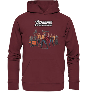 Lagerhelden – Humorvolle und kreative Teamwork Kunst - Organic Hoodie - Bright Lights Arts