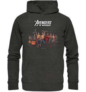 Lagerhelden – Humorvolle und kreative Teamwork Kunst - Organic Hoodie - Bright Lights Arts