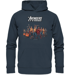 Lagerhelden – Humorvolle und kreative Teamwork Kunst - Organic Hoodie - Bright Lights Arts