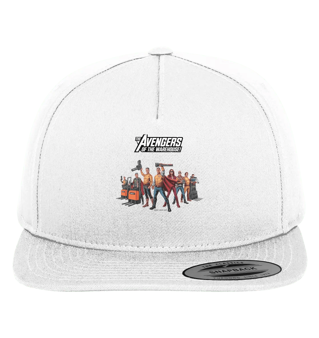 Lagerhelden – Humorvolle und kreative Teamwork Kunst - Premium Snapback - Bright Lights Arts