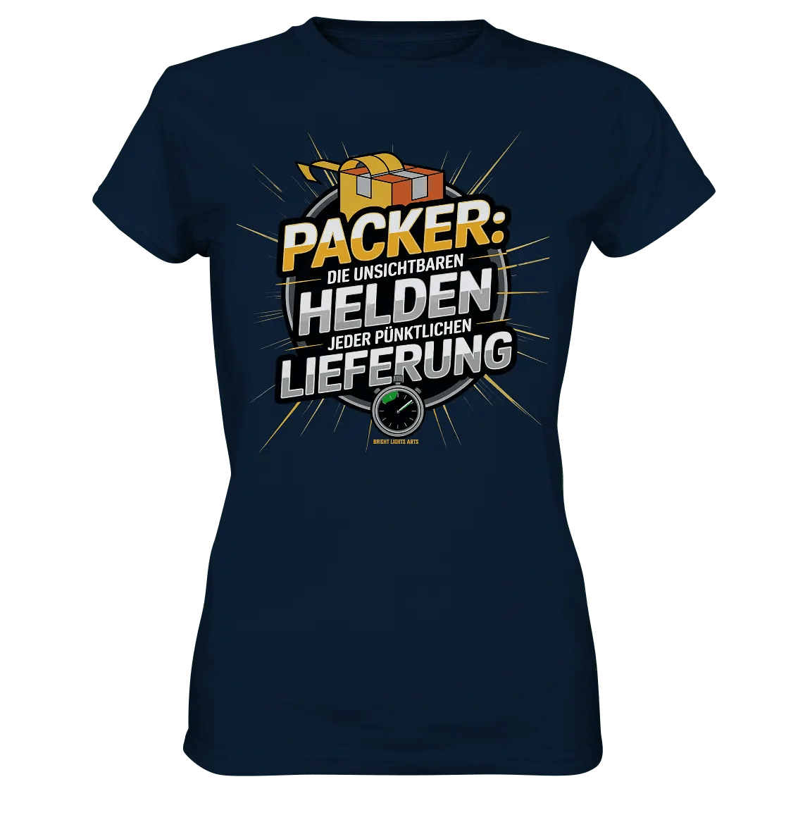 PACKER: Unsichtbare Helden der Logistik – Ein Design für Berufsstolz - Ladies Premium Shirt - Bright Lights Arts
