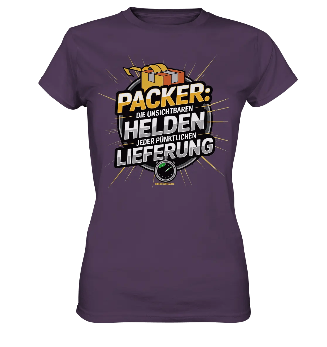 PACKER: Unsichtbare Helden der Logistik – Ein Design für Berufsstolz - Ladies Premium Shirt - Bright Lights Arts