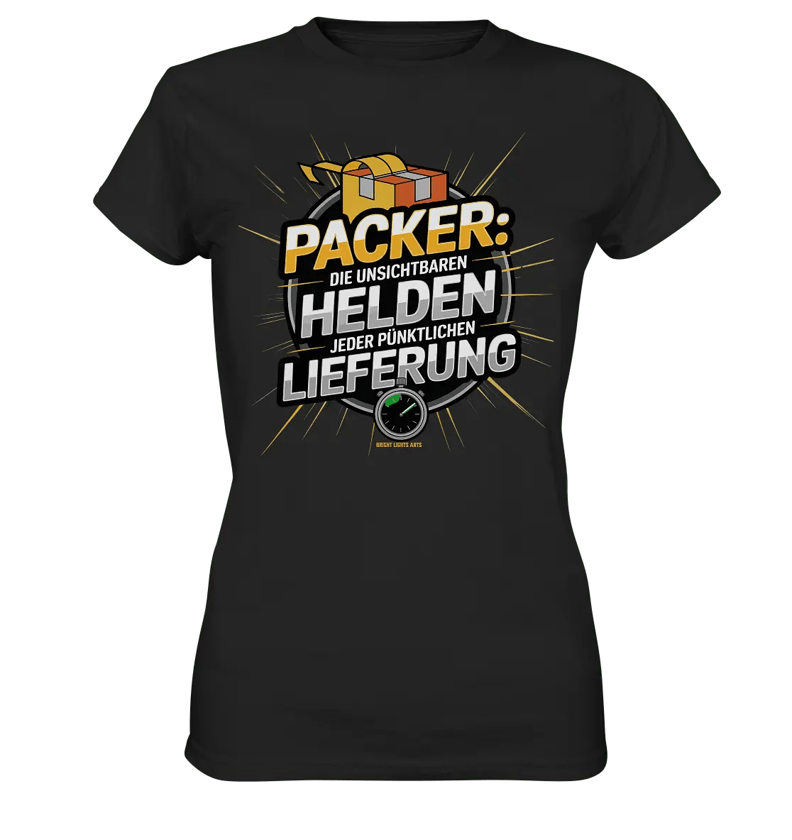 PACKER: Unsichtbare Helden der Logistik – Ein Design für Berufsstolz - Ladies Premium Shirt - Bright Lights Arts