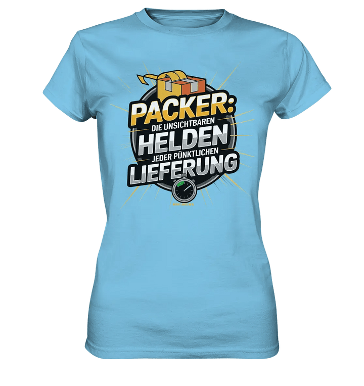 PACKER: Unsichtbare Helden der Logistik – Ein Design für Berufsstolz - Ladies Premium Shirt - Bright Lights Arts