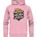 PACKER: Unsichtbare Helden der Logistik – Ein Design für Berufsstolz - Organic Hoodie - Bright Lights Arts