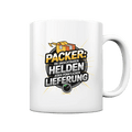 PACKER: Unsichtbare Helden der Logistik – Ein Design für Berufsstolz - Tasse glossy - Bright Lights Arts