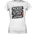 Picker – Kilometerjagd im Lager, neu definiert - Ladies Premium Shirt - Bright Lights Arts