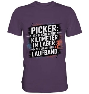 Picker – Kilometerjagd im Lager, neu definiert - Premium Shirt - Bright Lights Arts