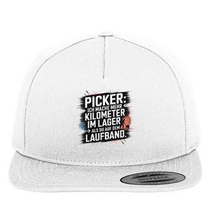 Picker – Kilometerjagd im Lager, neu definiert - Premium Snapback - Bright Lights Arts
