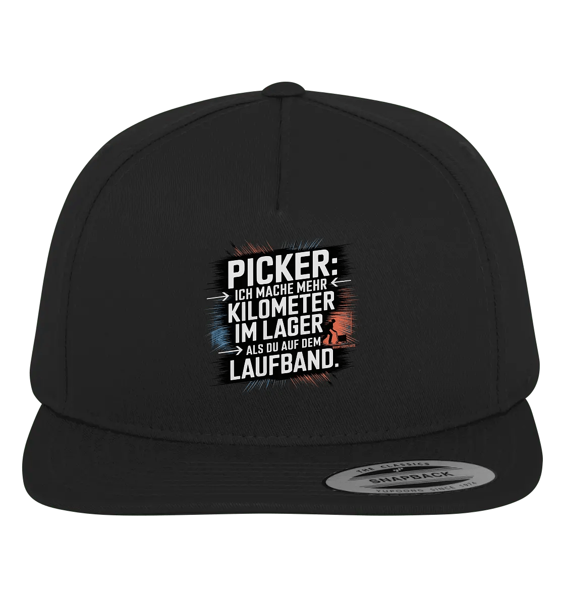 Picker – Kilometerjagd im Lager, neu definiert - Premium Snapback - Bright Lights Arts
