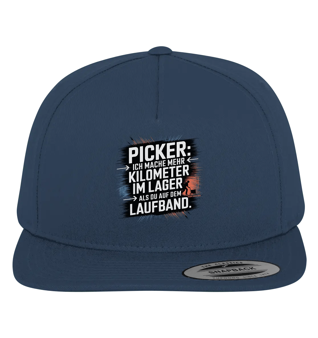 Picker – Kilometerjagd im Lager, neu definiert - Premium Snapback - Bright Lights Arts